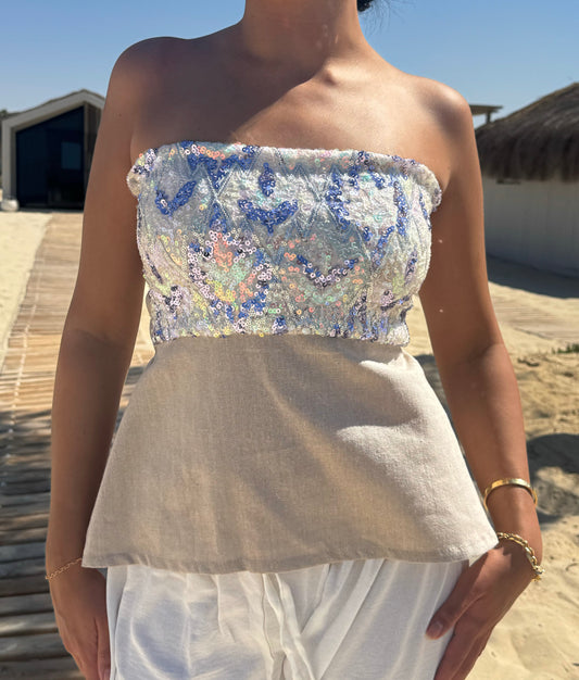 Sequin Sands Top